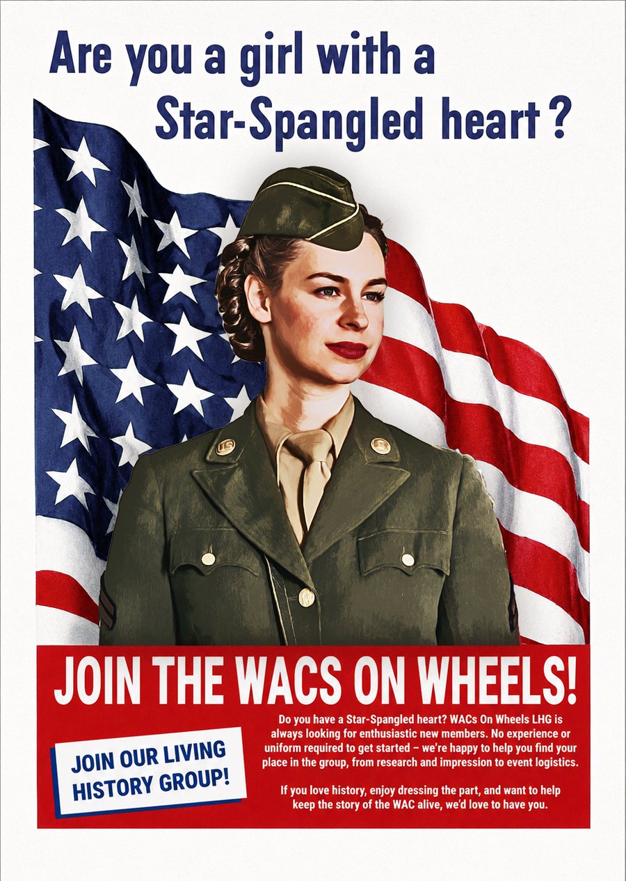 Join WACs On Wheels LHG recruitment flyer
